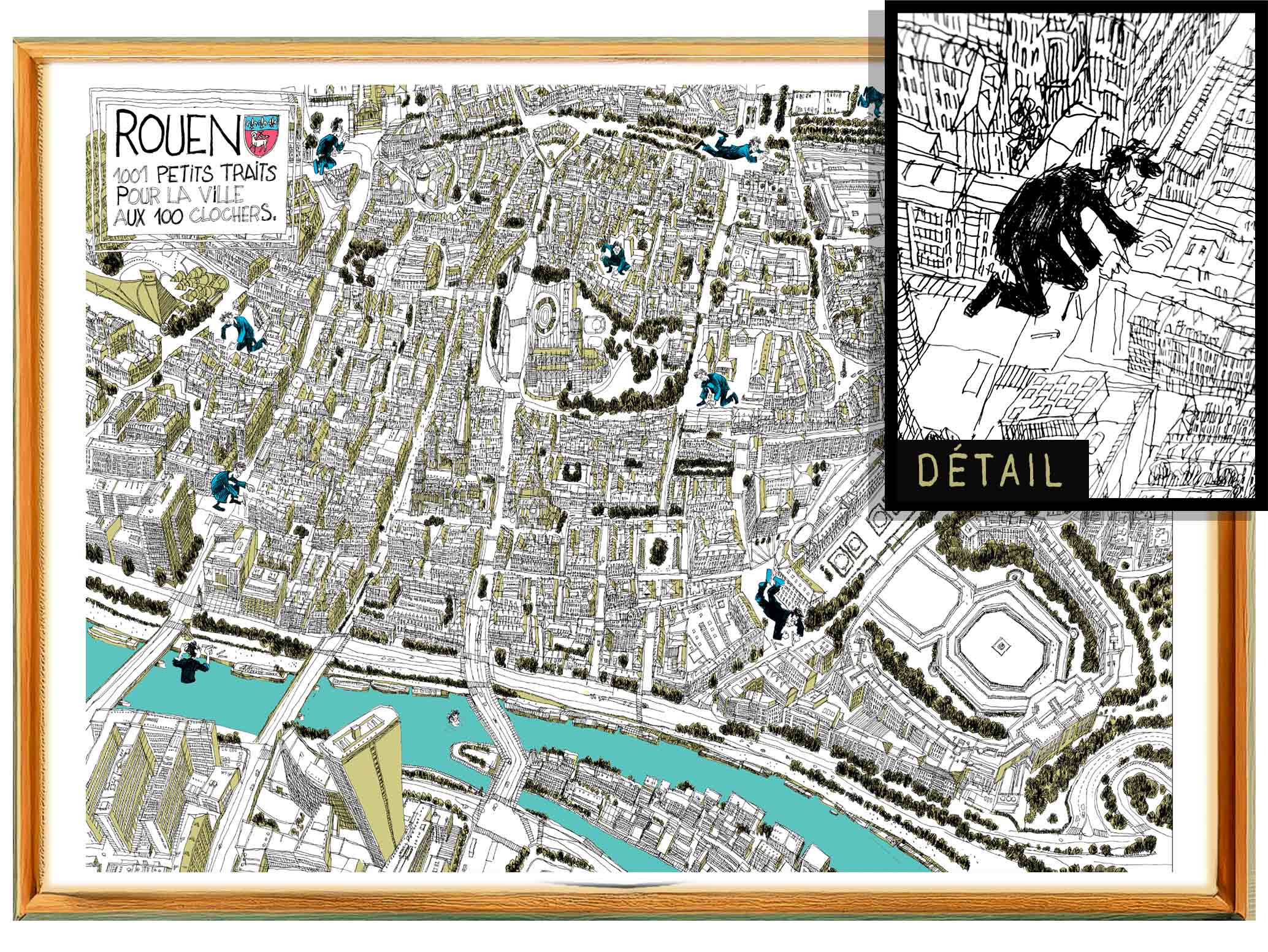 Rouen en 1001 petits traits