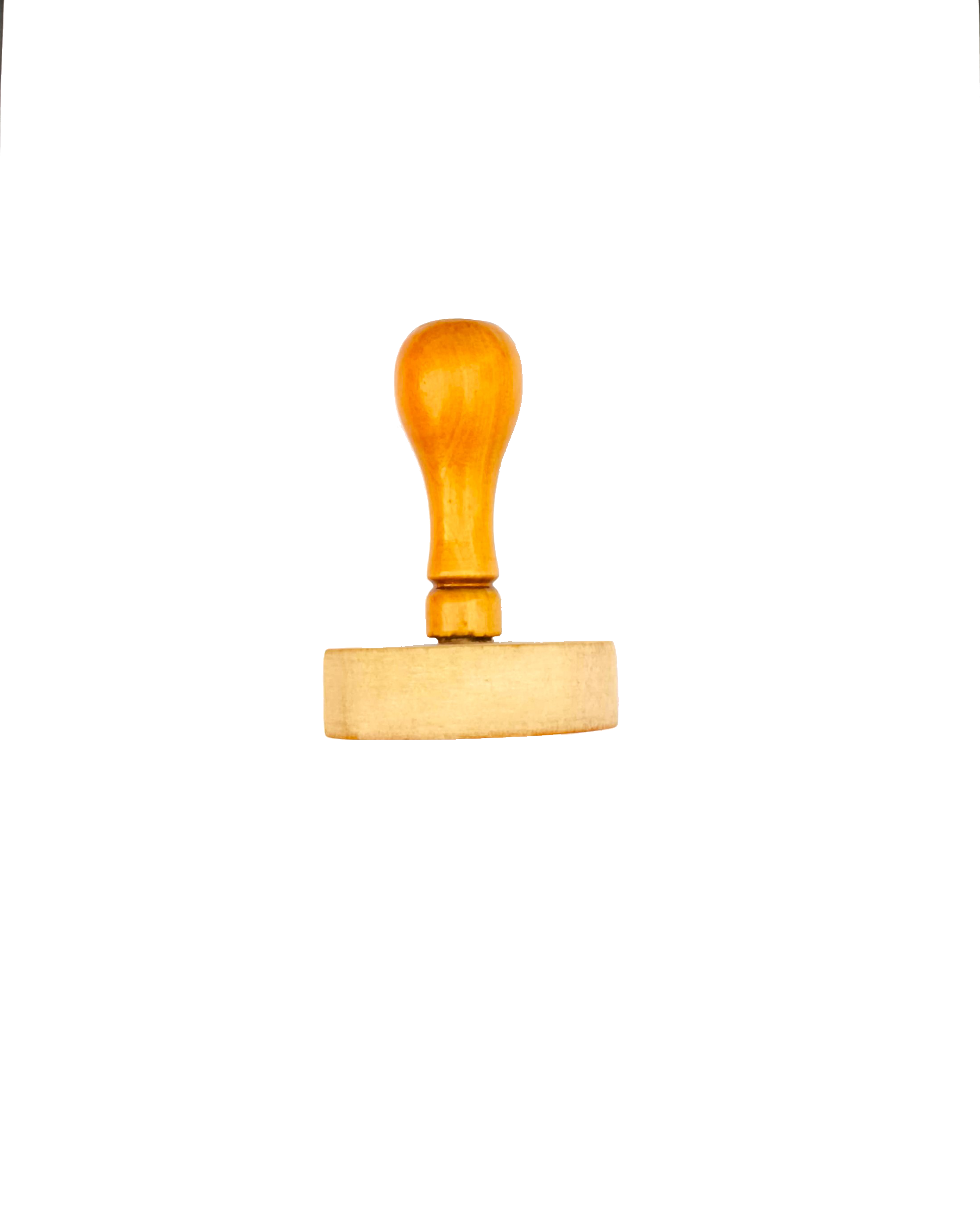 Sello de Madera Ovalada 60 x 40mm.