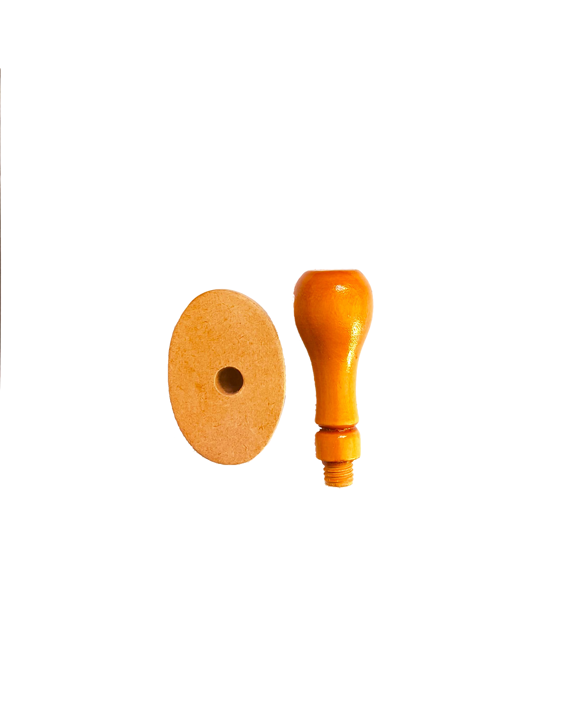 Sello de Madera Ovalada 60 x 40mm.