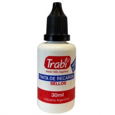TINTA TRABI PARA SELLOS 30cc.