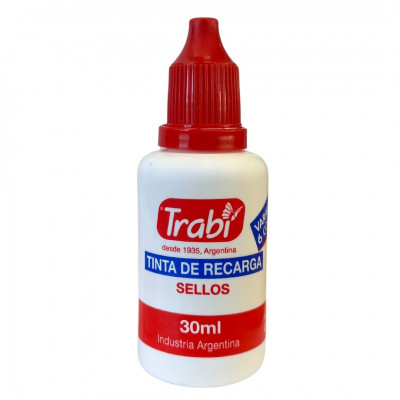 TINTA TRABI PARA SELLOS 30cc.