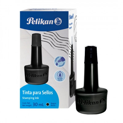 TINTA PARA SELLOS PELIKAN FRASCO x30ml.