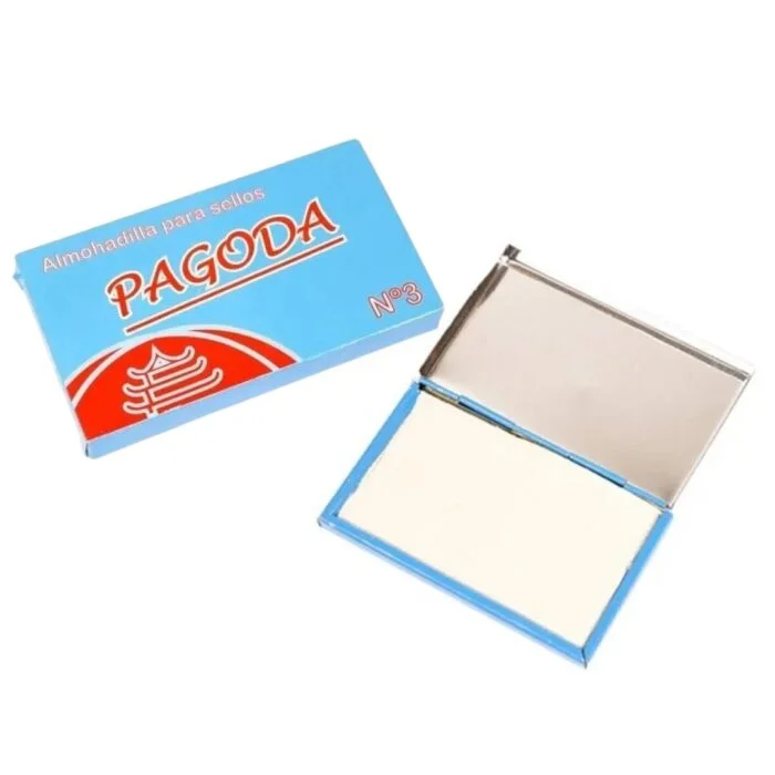 ALMOHADILLA PARA SELLOS PAGODA METALICA NRO. 3