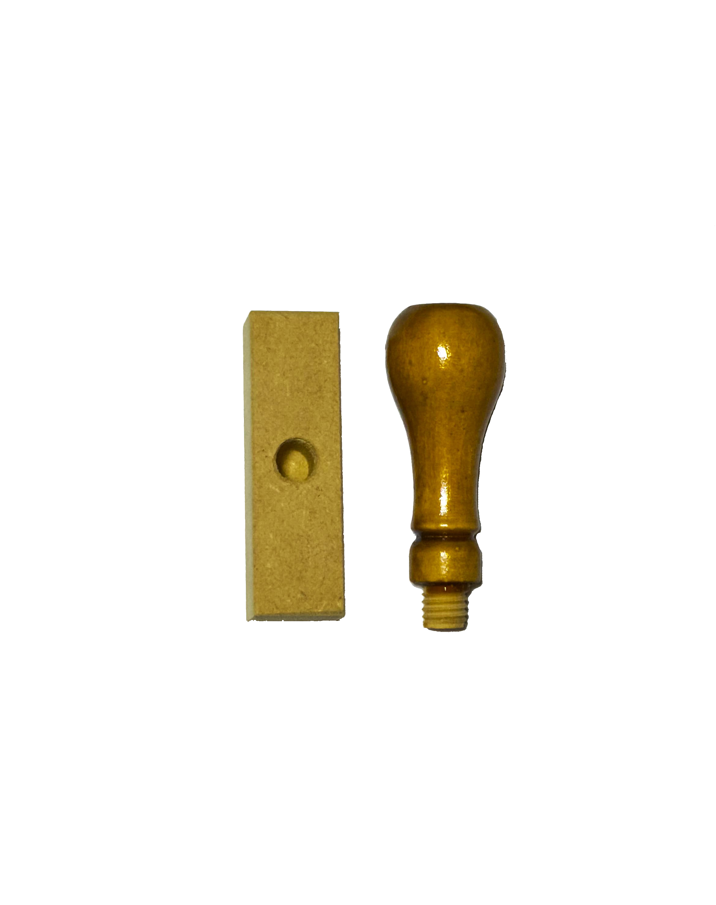 Base de Madera para sellos 70 x 15mm.
