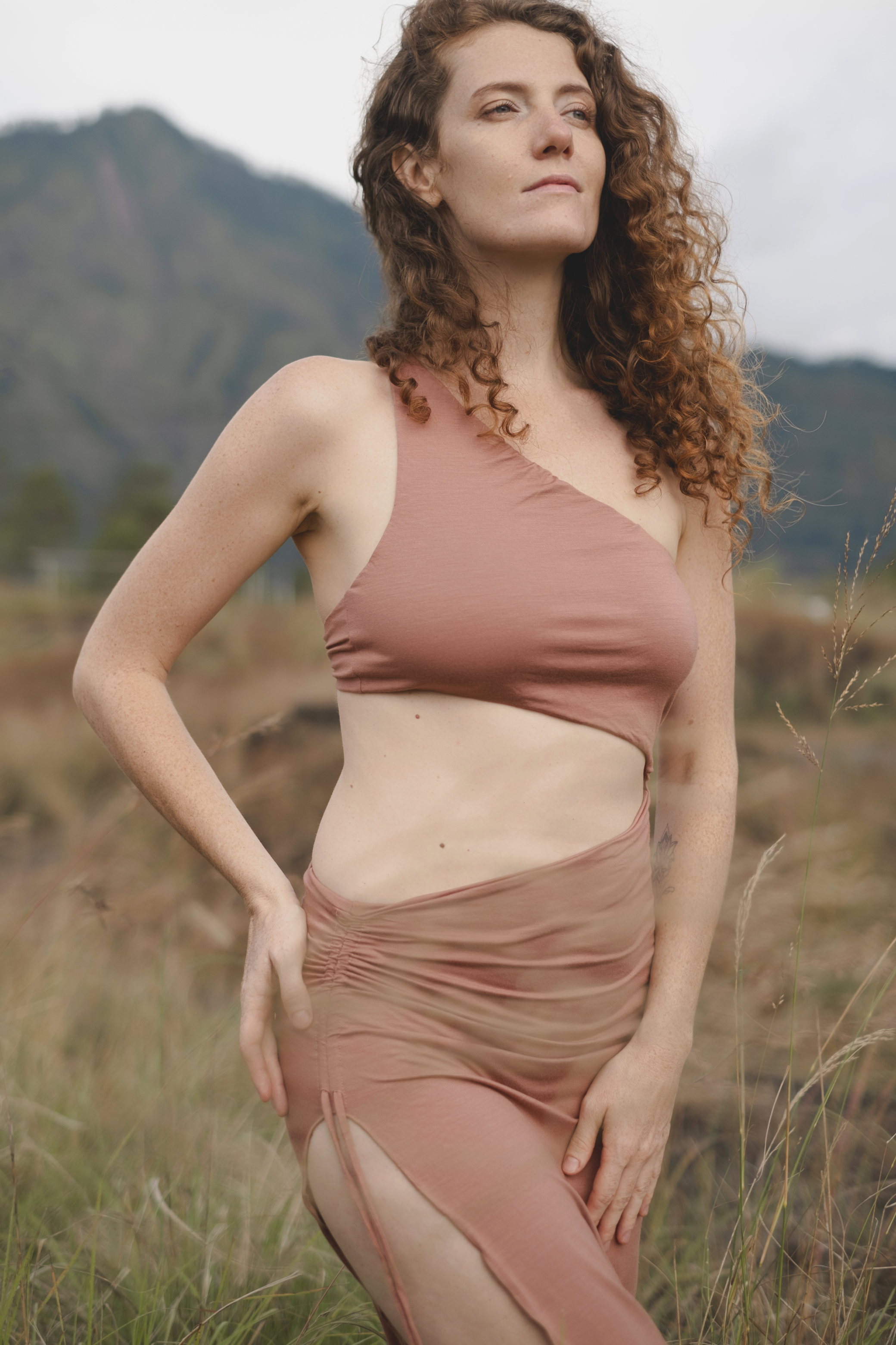 Mata Hari Dress – Boho Ankle-Length Dress | Backless Halter Sundress | Dreamy Festival Wedding Guest Dress | Ethically Made