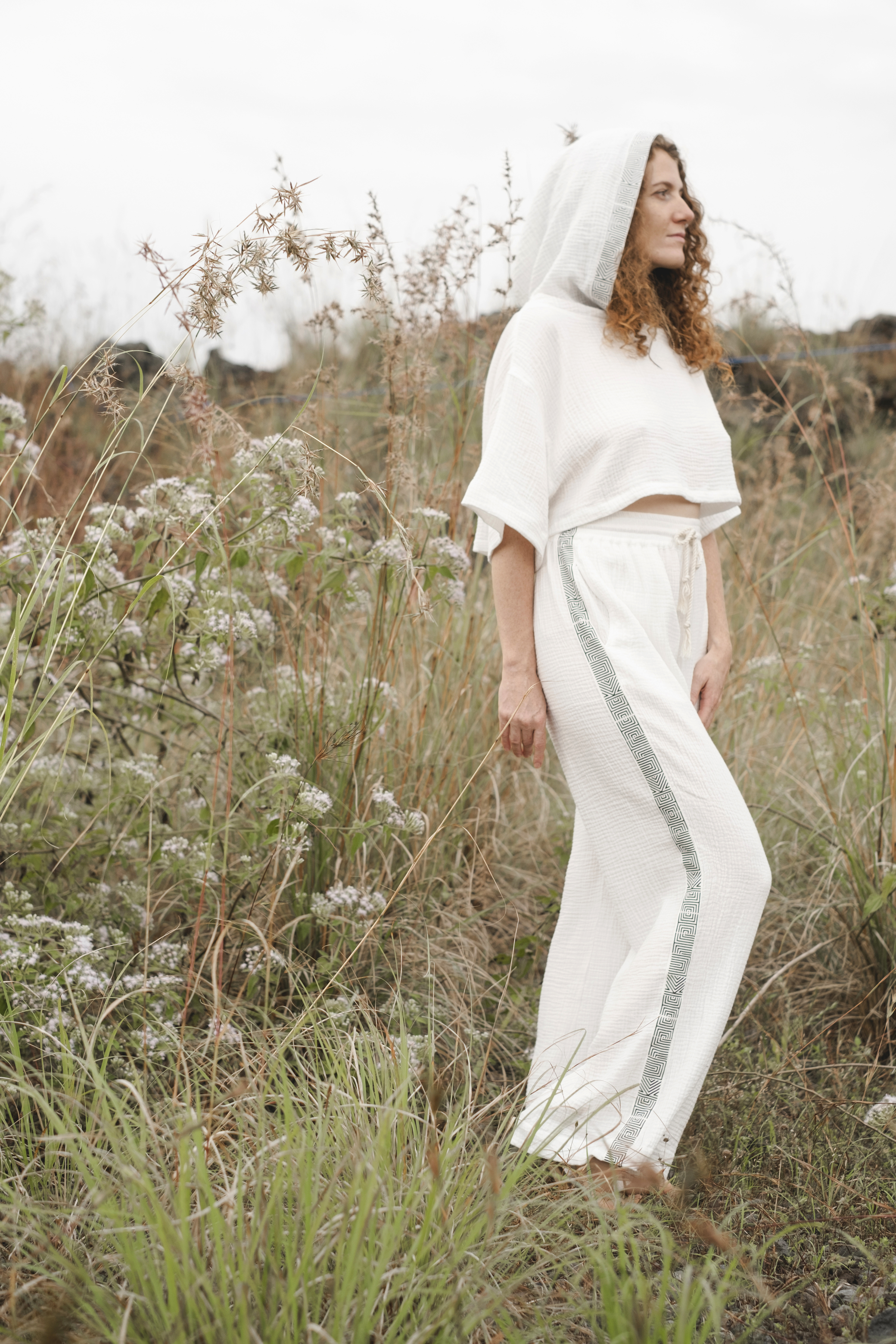Bali Tribe Pants – Boho Wide Leg Trousers | Tribal Cotton Drawstring Pants | Festival Loungewear | Sustainable Fashion