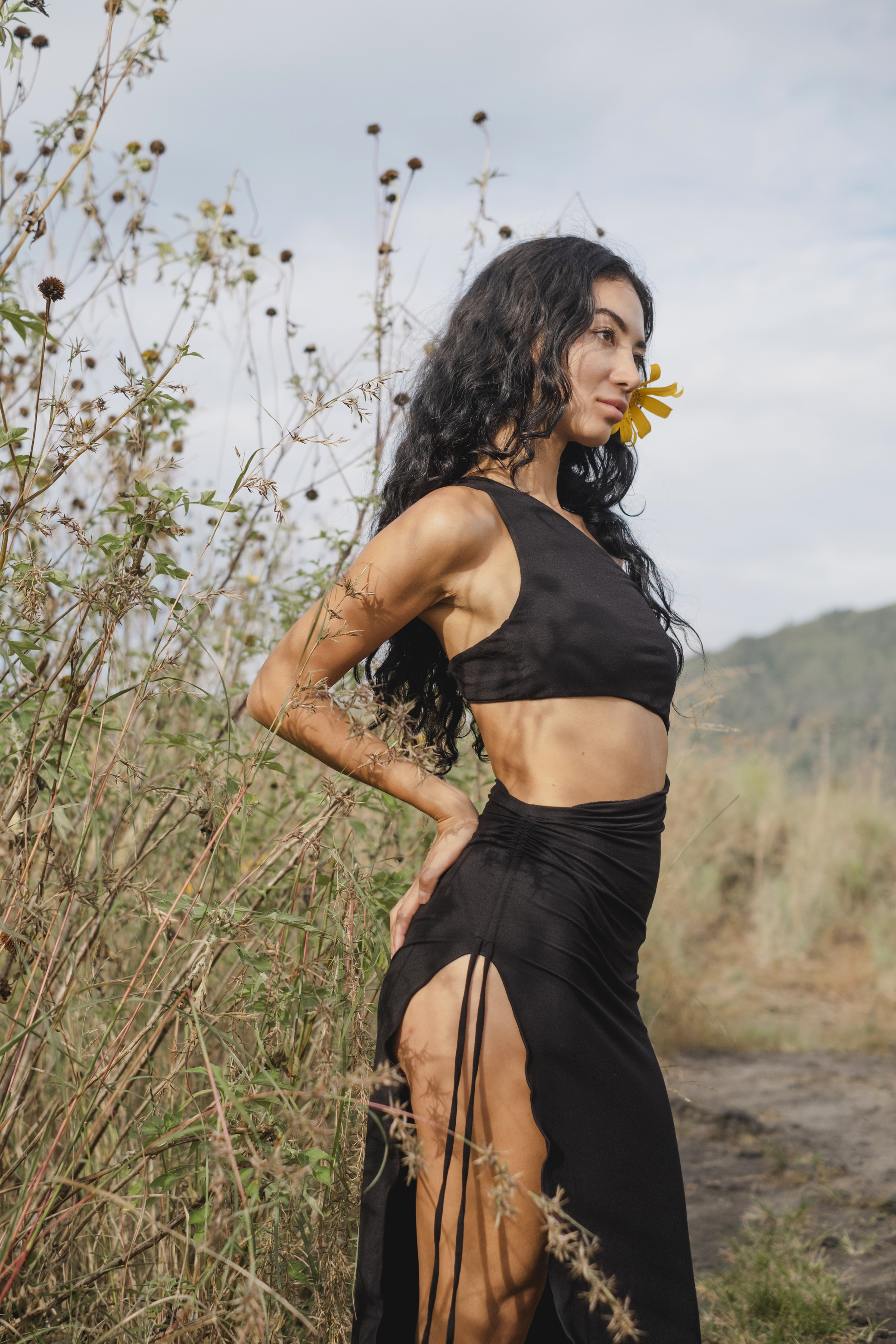 Mata Hari Dress – Boho Ankle-Length Dress | Backless Halter Sundress | Dreamy Festival Wedding Guest Dress | Ethically Made