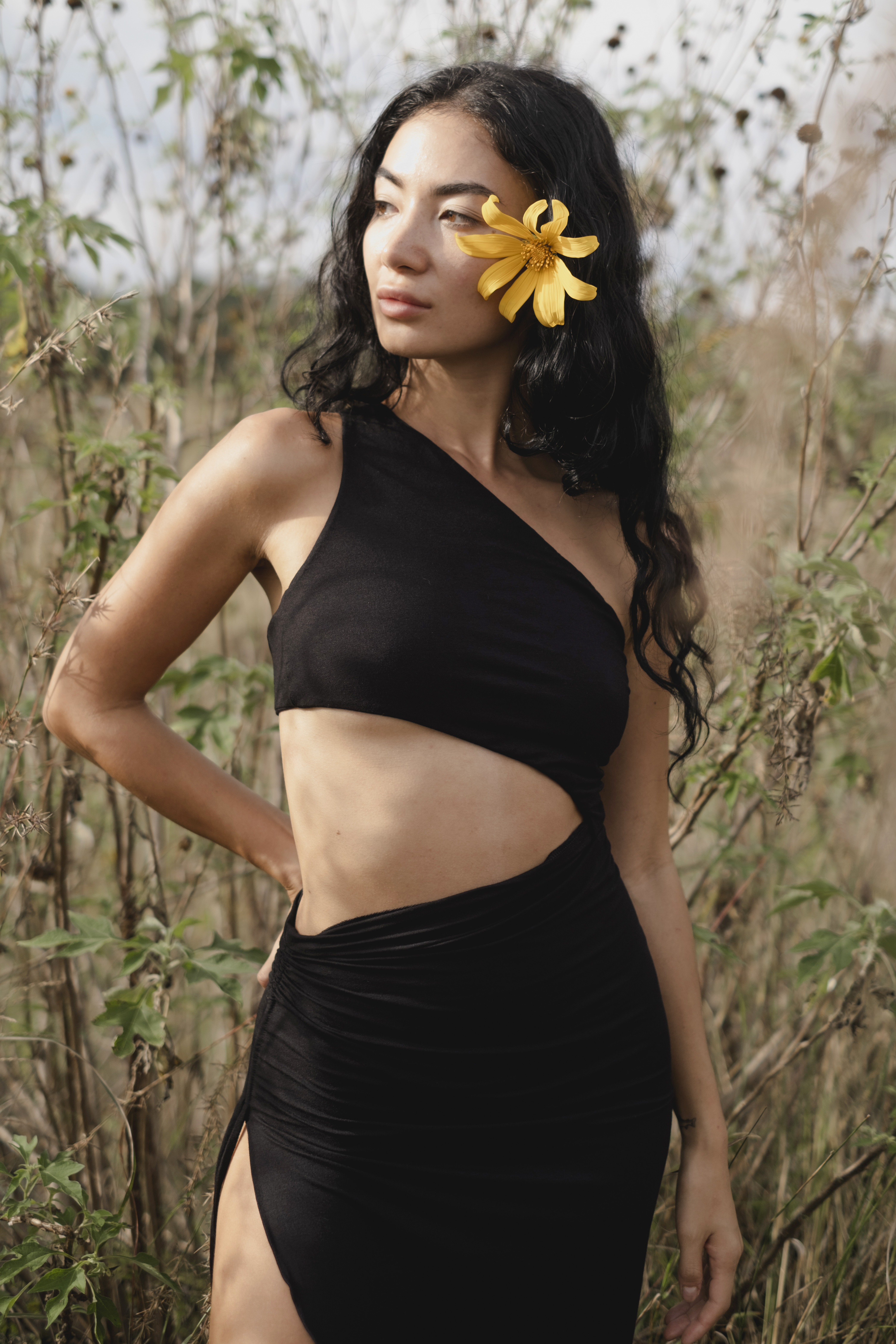 Mata Hari Dress – Boho Ankle-Length Dress | Backless Halter Sundress | Dreamy Festival Wedding Guest Dress | Ethically Made