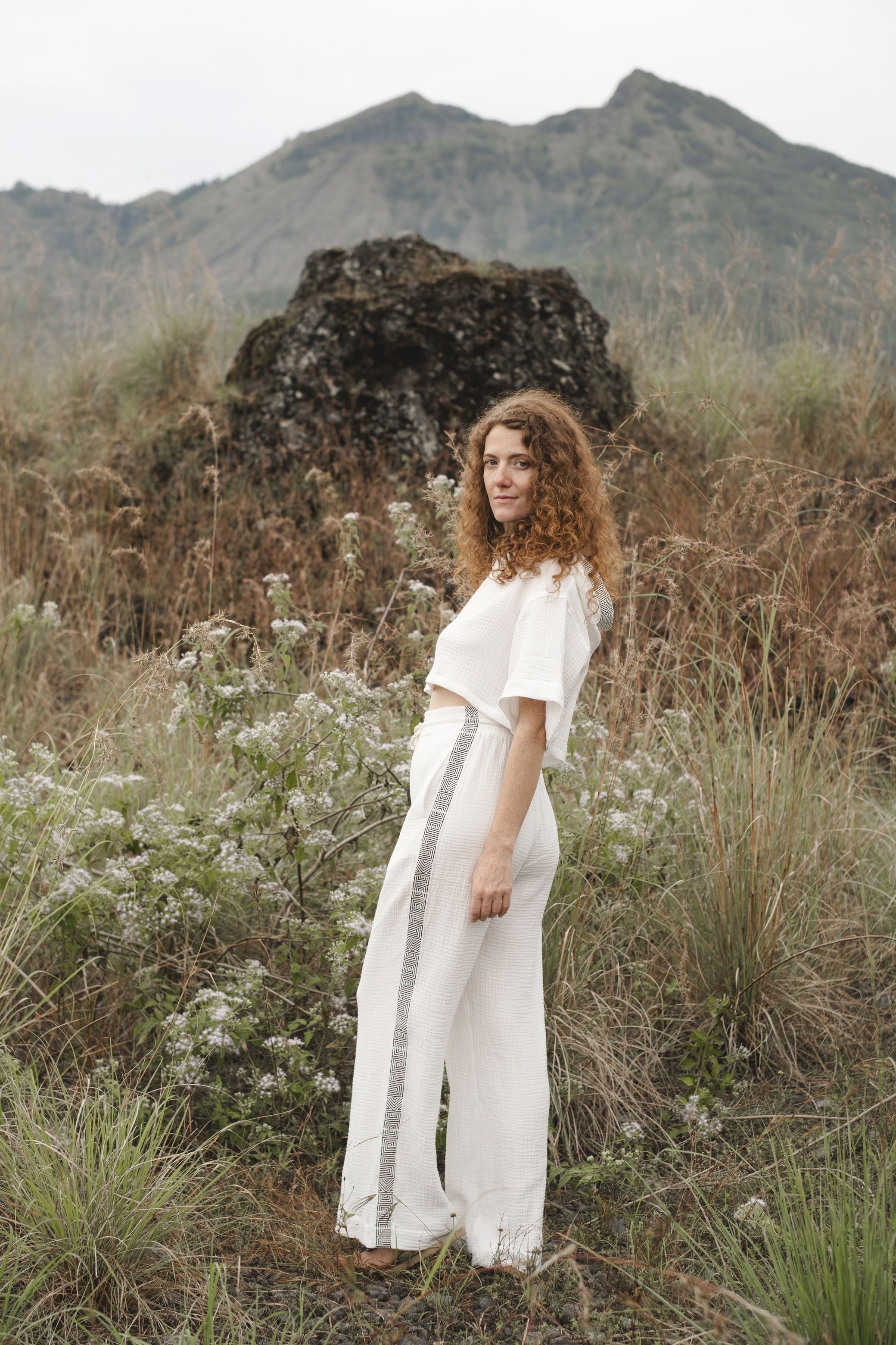 Bali Tribe Pants – Boho Wide Leg Trousers | Tribal Cotton Drawstring Pants | Festival Loungewear | Sustainable Fashion