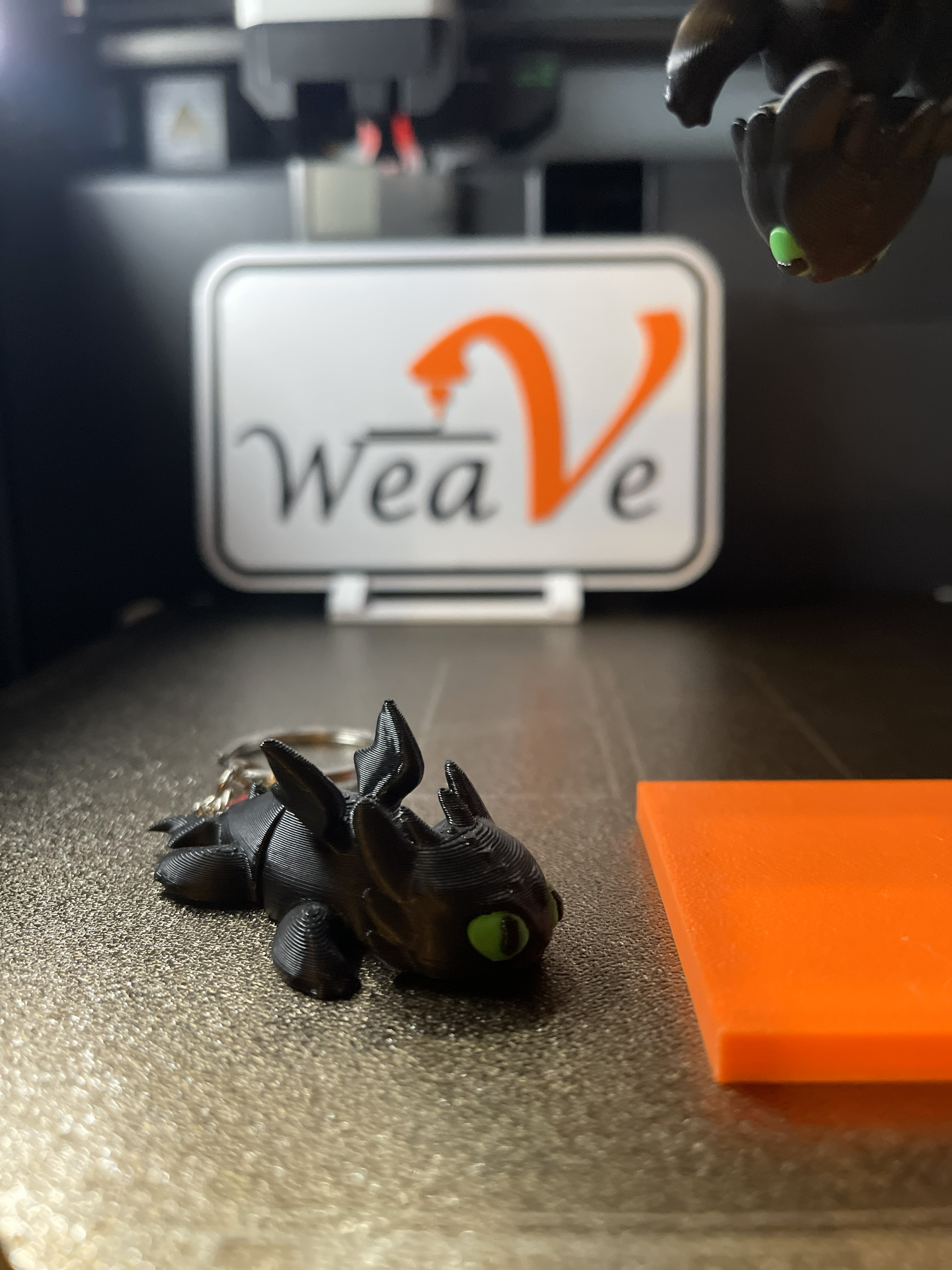 Flexi Toothless Dragon Keychain