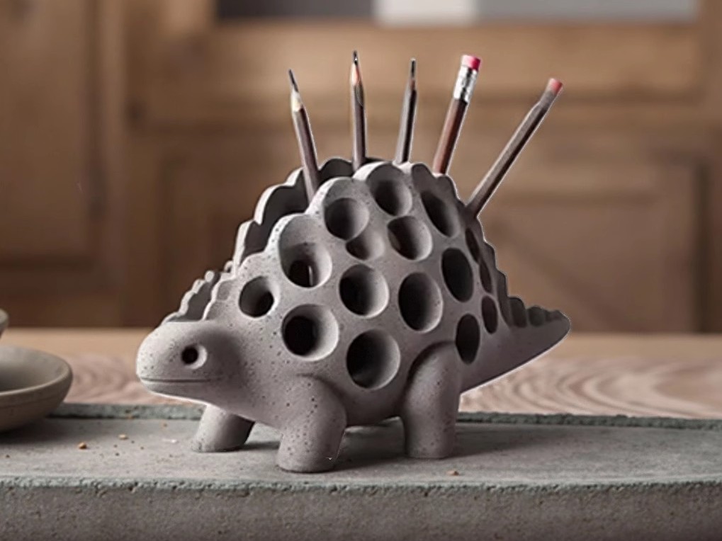 Dinosaur Pen Holder
