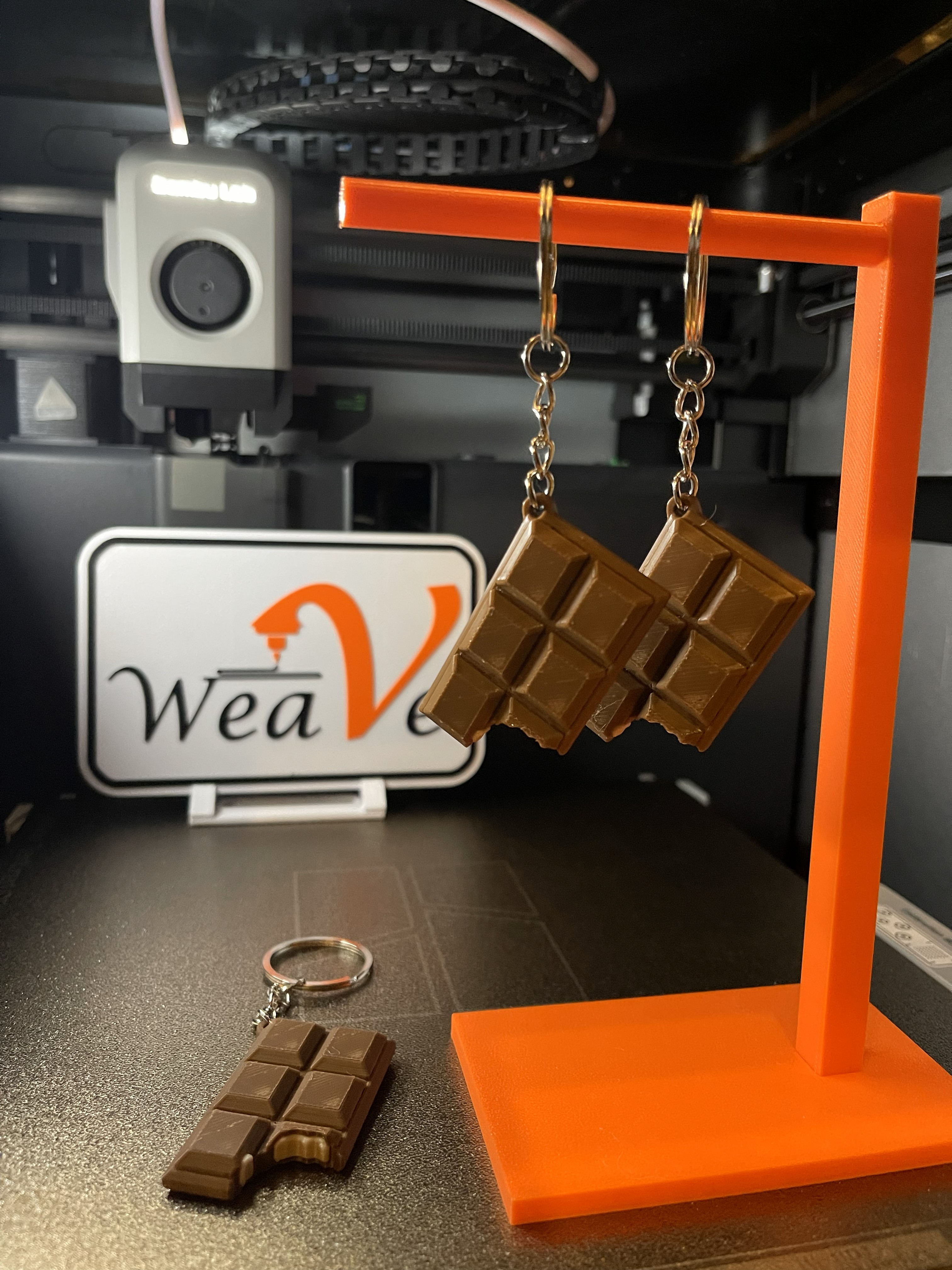 Chocolate Bar Keychain