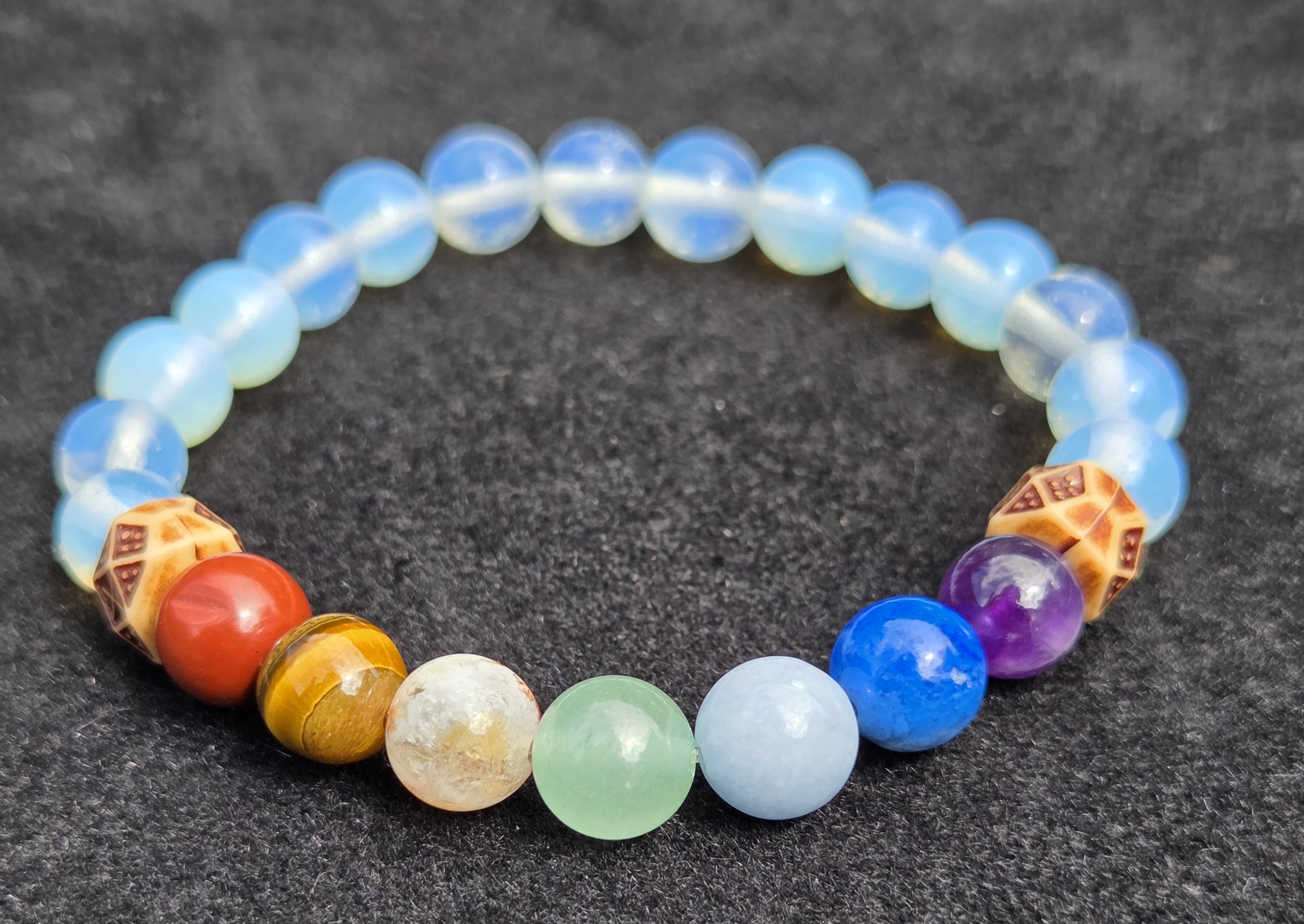7 Chakra Angelic Touch-Crystal Bracelet 