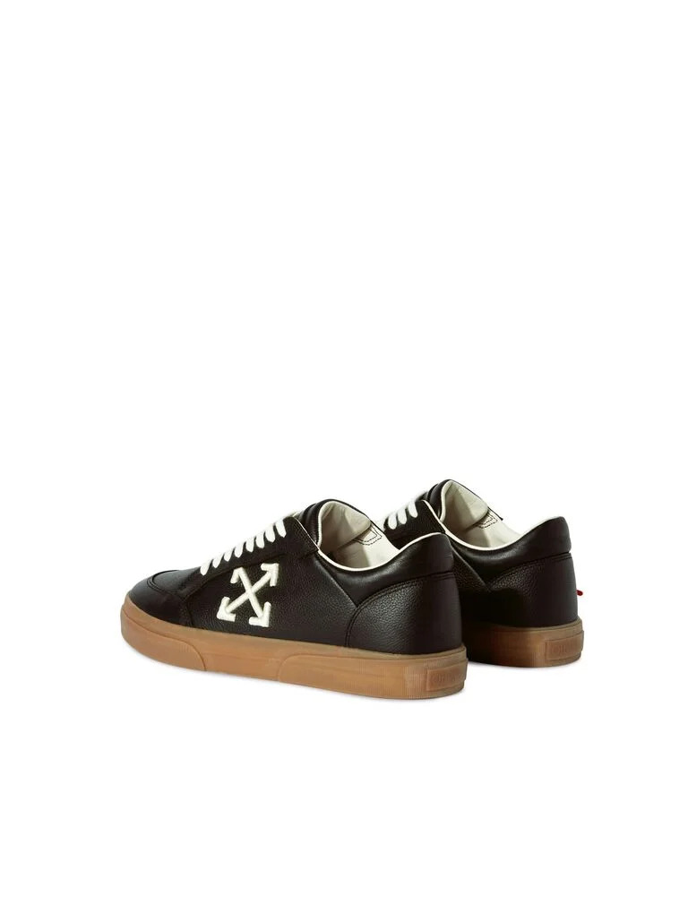 Black/Ivory Vulcanized Leather