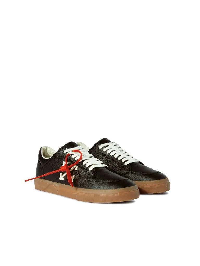 Black/Ivory Vulcanized Leather