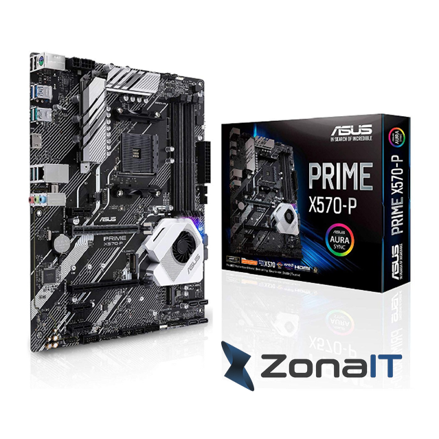 Mother Asus Prime X570-p AMD Am4 Gamer RGB