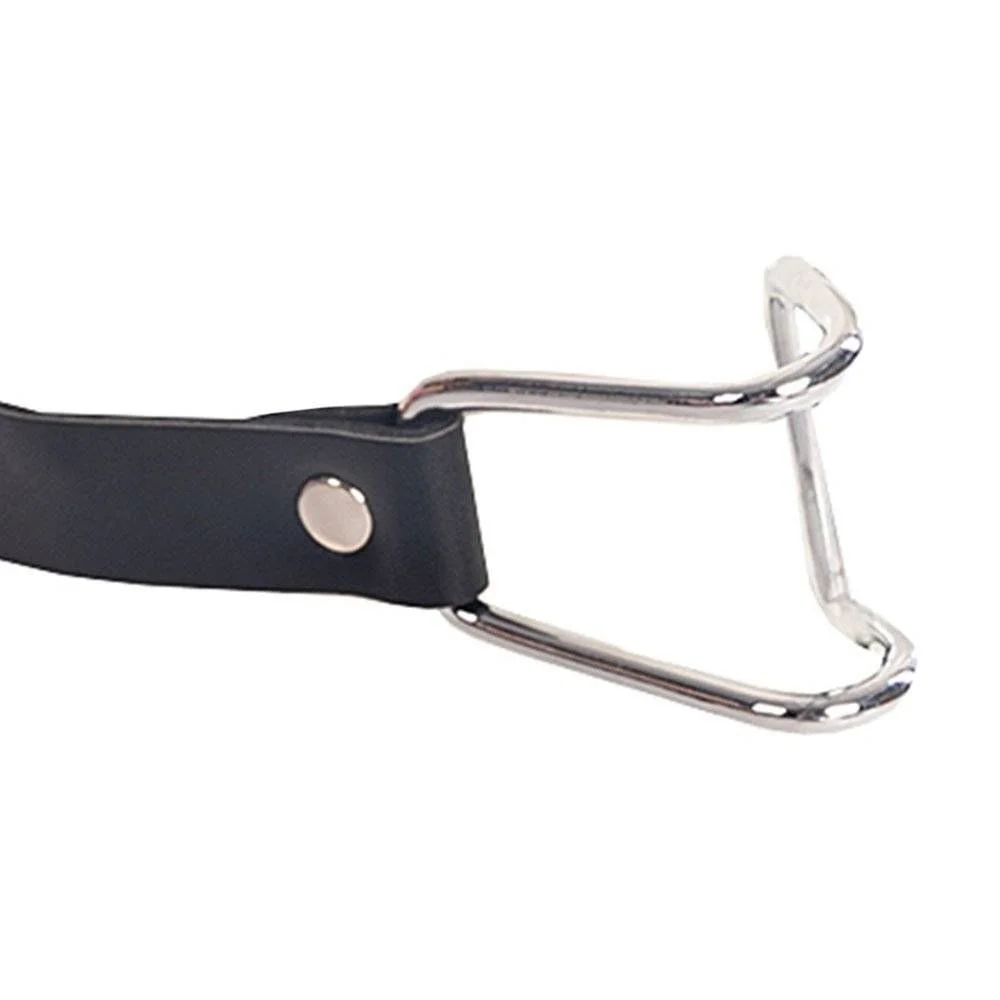 Mordaça BDSM Boca Aberta, Gancho de Garra Slave