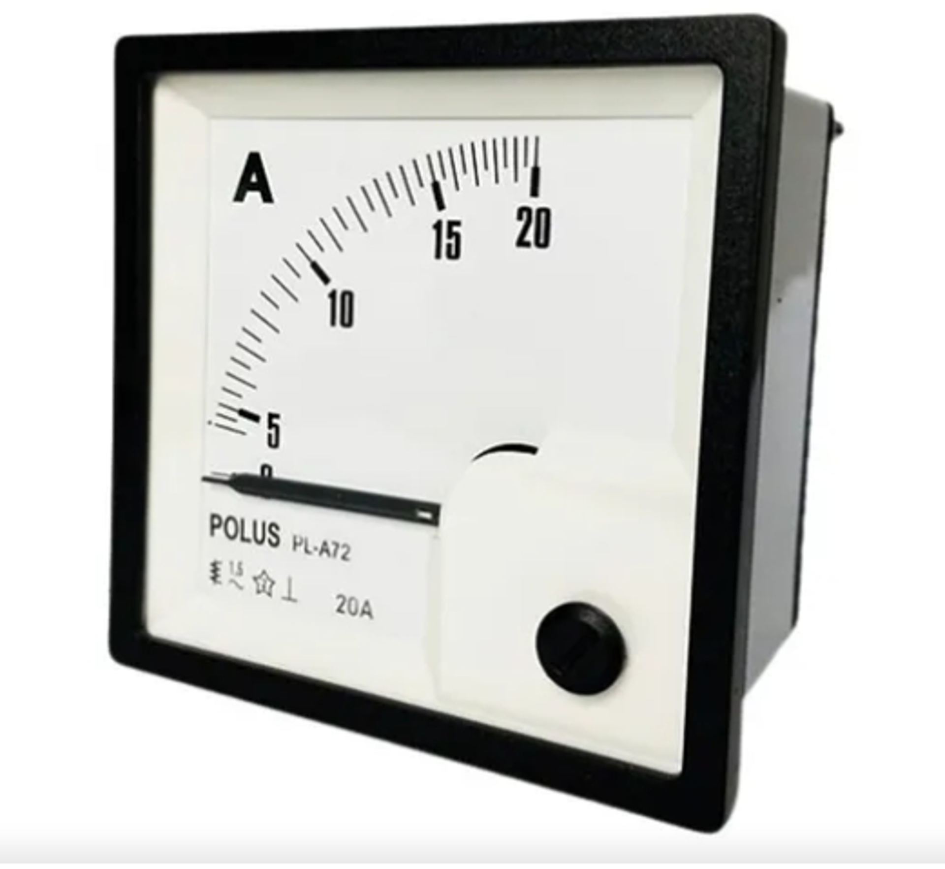 AMPERIMETRO ANALOGICO PL-FM72 20A LIGACAO DIRETA
