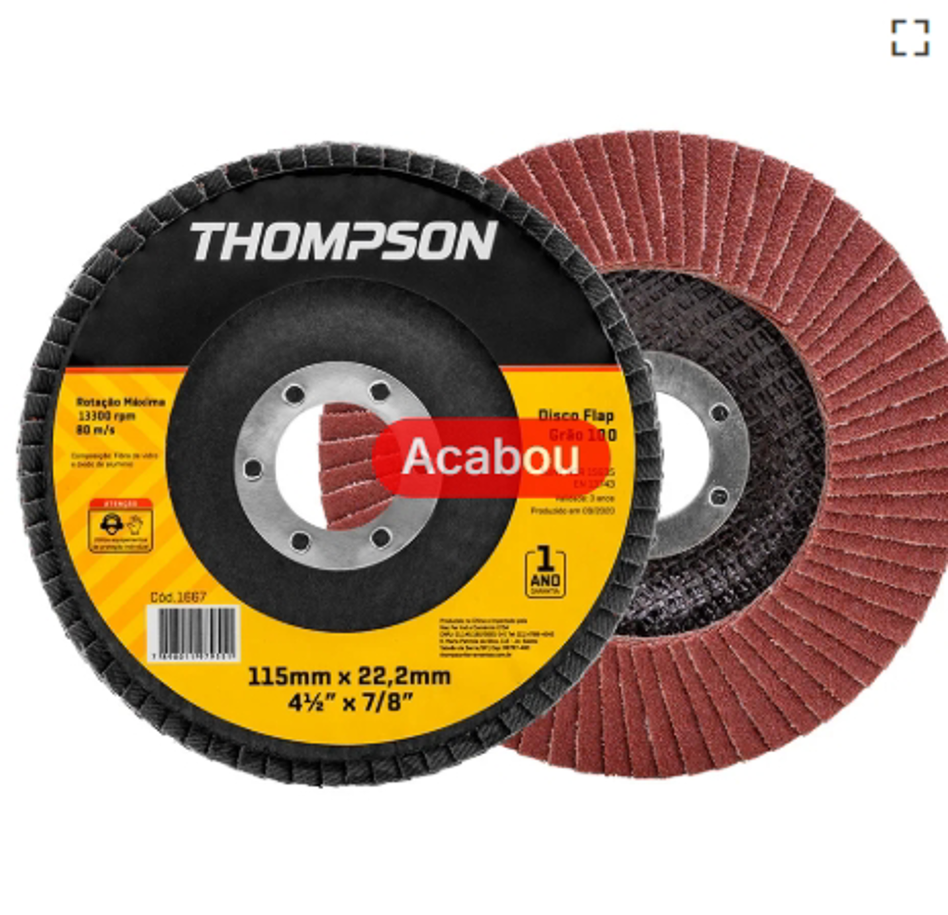 DISCO LIXA FLAP 7 040 THOMPSON