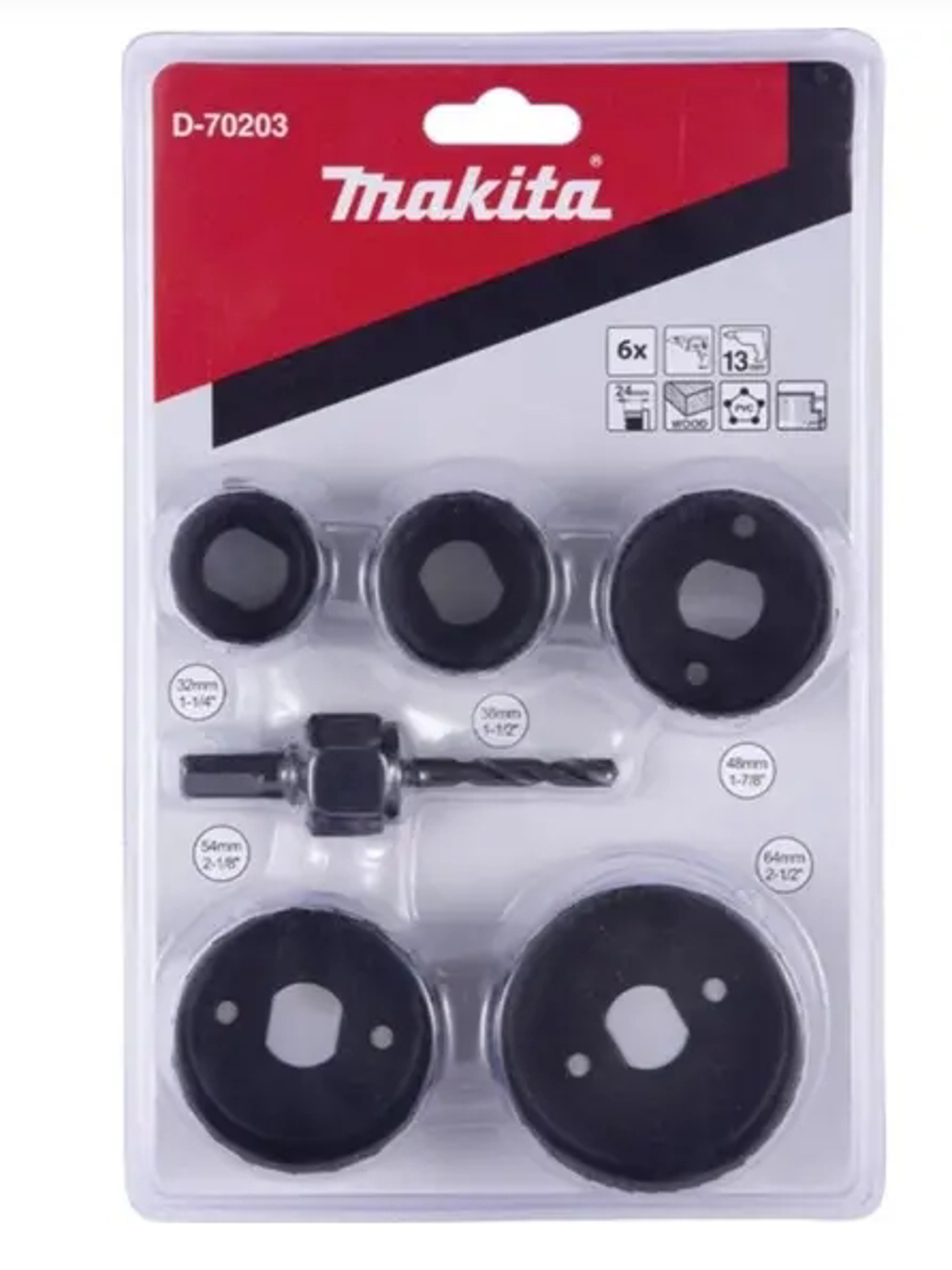 SERRA COPO ACO CARBO/MAD 6PC MAKITA