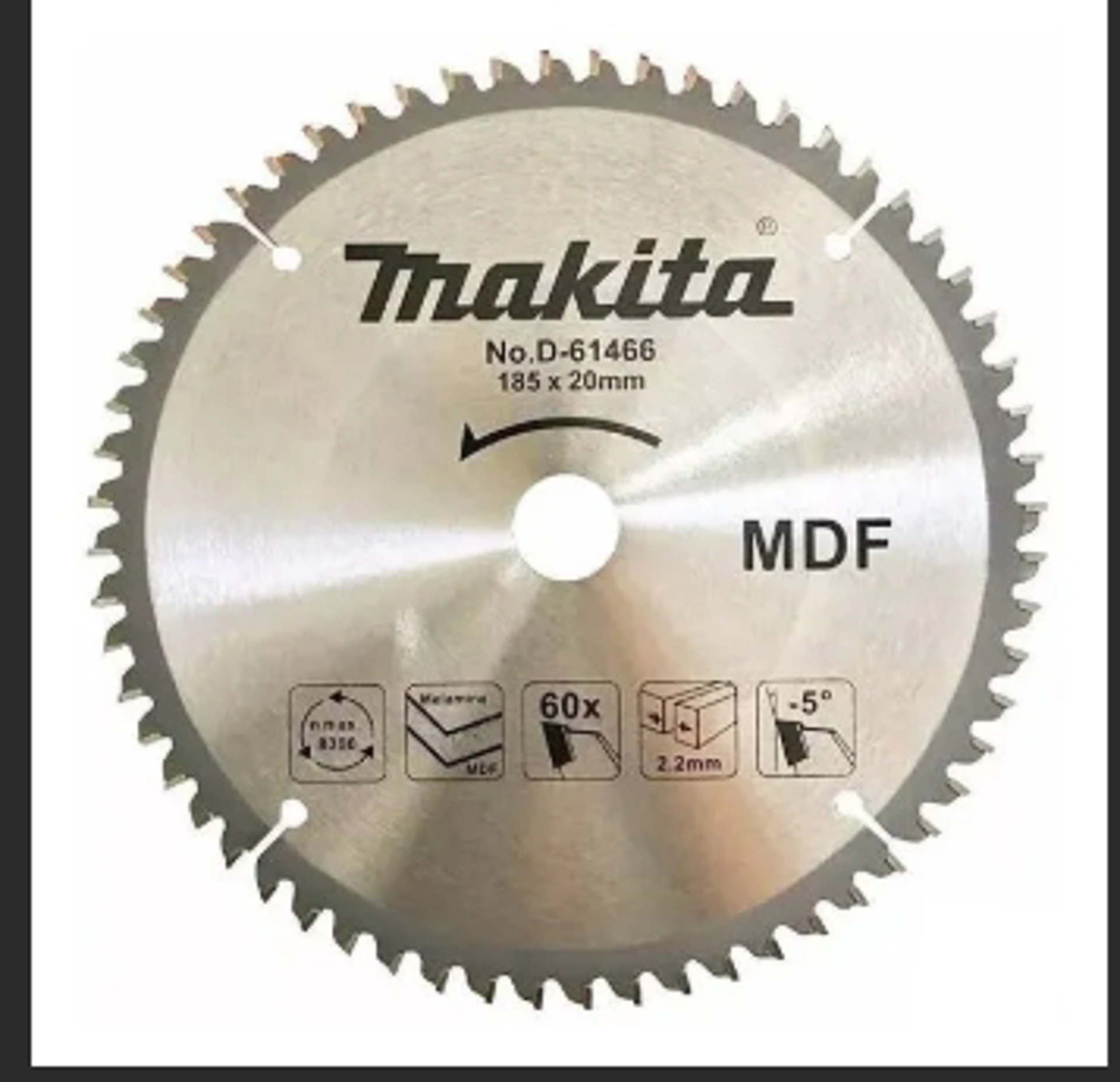 LAMINA SERRA VIDEA MDF 760D MAKIT