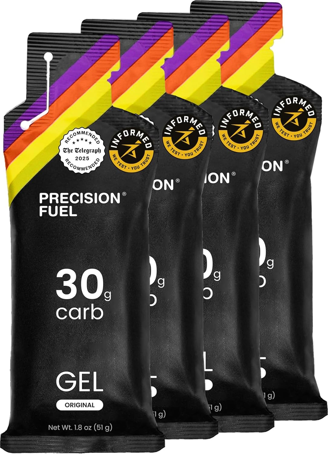 Precision Fuel 30 Energy Gels - Neutral (No-Caffeine) - Single Item 