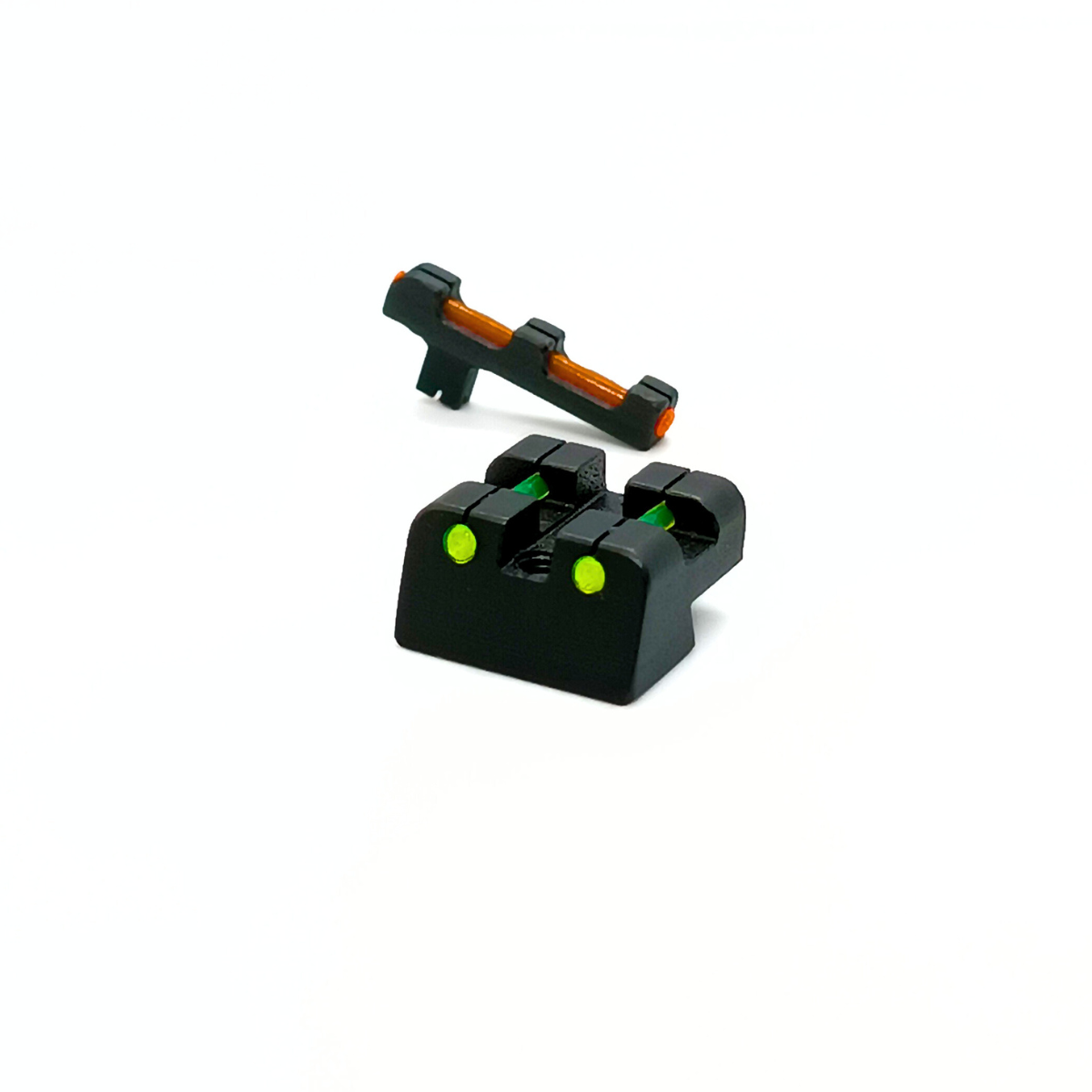 Aparelhos de pontaria, mira IMBEL . Alça Flat + Massa com Fibra Óptica