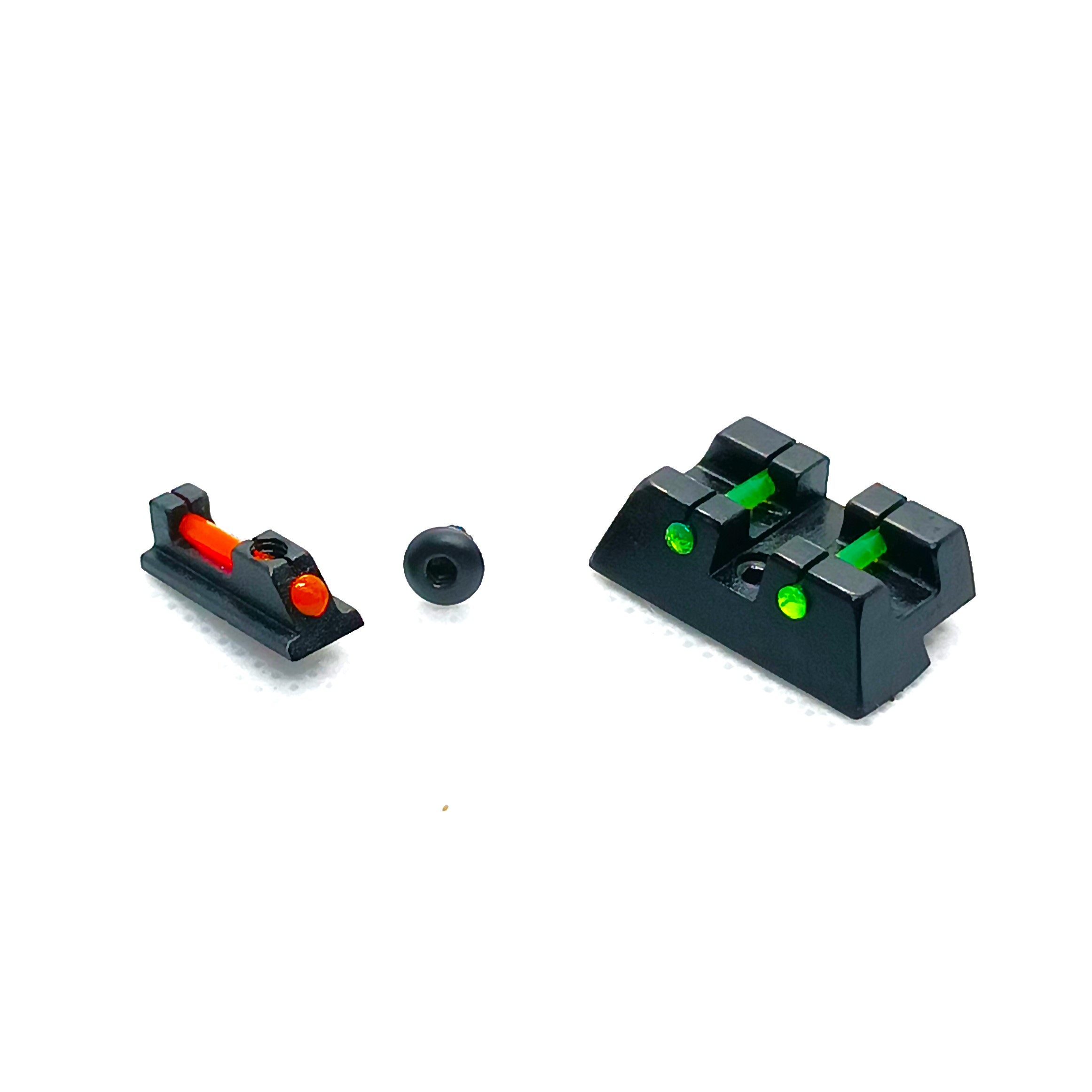 Aparelhos de pontaria, mira GLOCK . Alça + Massa com Fibra Óptica