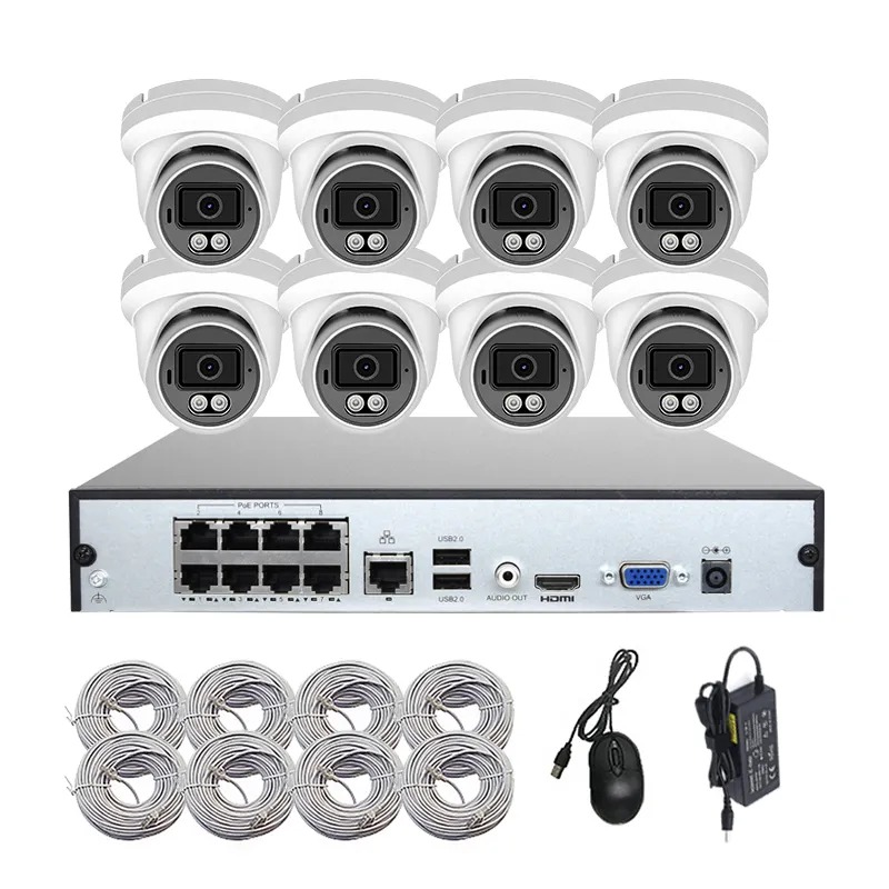 8-Channel Security Camera System
