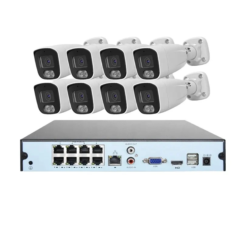 8-Channel Security Camera System