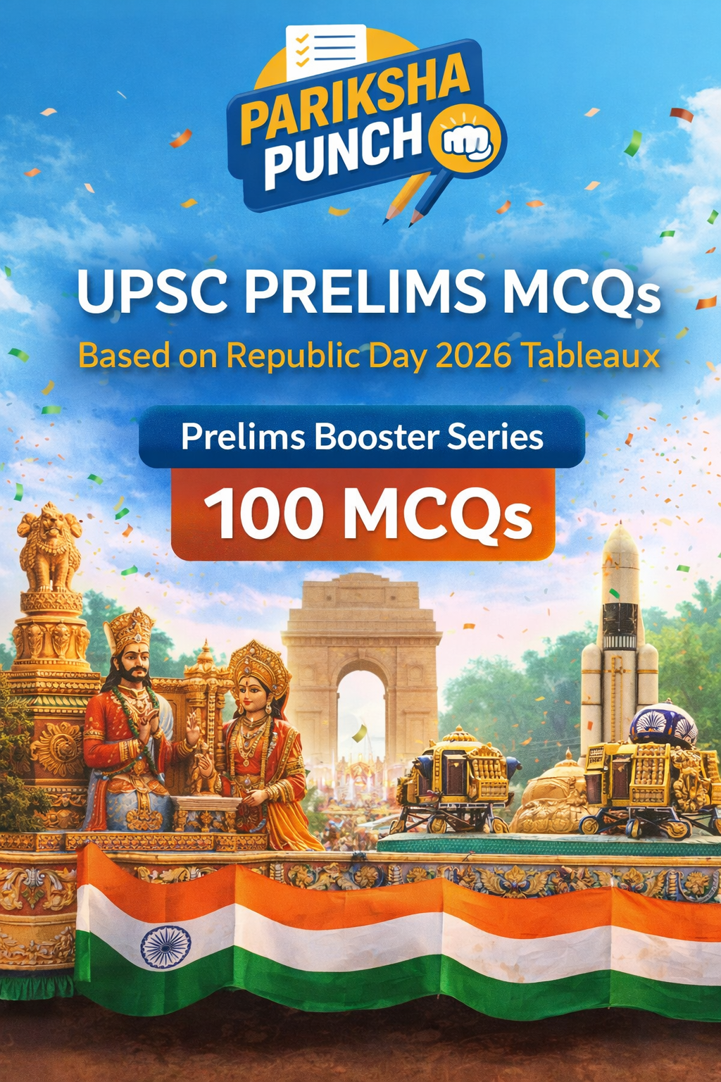 UPSC Prelims  Booster Series - Republic Day 2026 Tableaux – Theme Based UPSC Resource