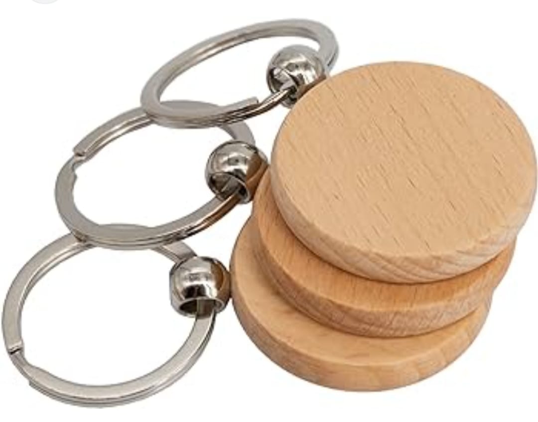 Llavero de madera pack 20 Unidades