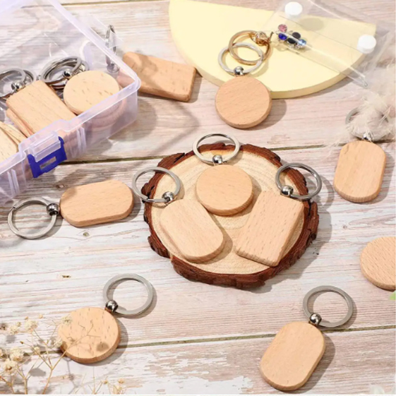 Llavero de madera pack 50 Unidades