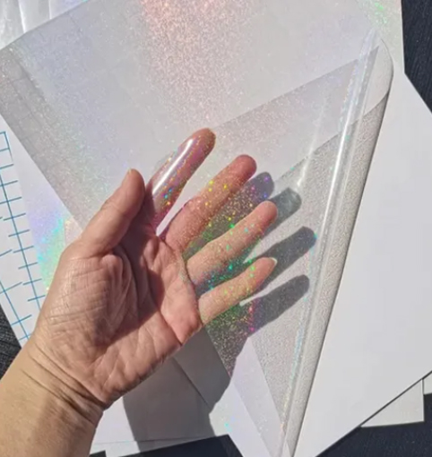 Laminado En Frío A4 Holográfico X 10 Unid. Modelo Sand Star