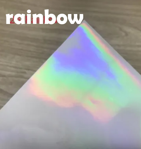 Laminado En Frio A4 Holográfico X 10 Unidades Modelo Rainbow