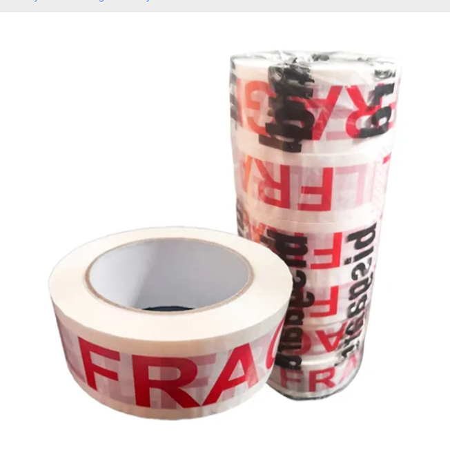 Cinta Adhesiva Frágil Caja De 54 Rollos 100m 4.8cm Embalaje