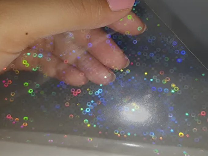 Laminado En Frío A4 Holográfico X 50 Unid. Modelo Full Stop