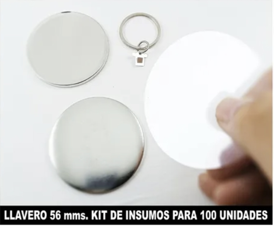 LLAVEROS 56mms - KIT PARA ARMAR 100 PIEZAS