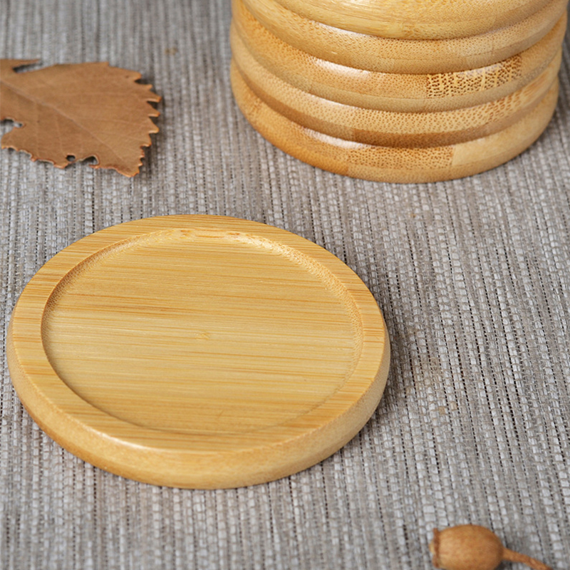 Posavasos de bambú - Pack de 6