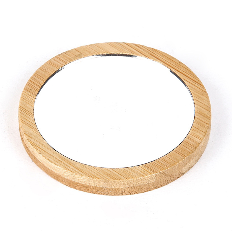 Espejo para cartera en bambu - Pack x 10