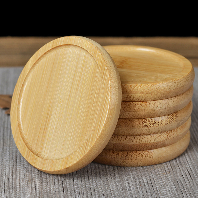 Posavasos de bambú - Pack de 6