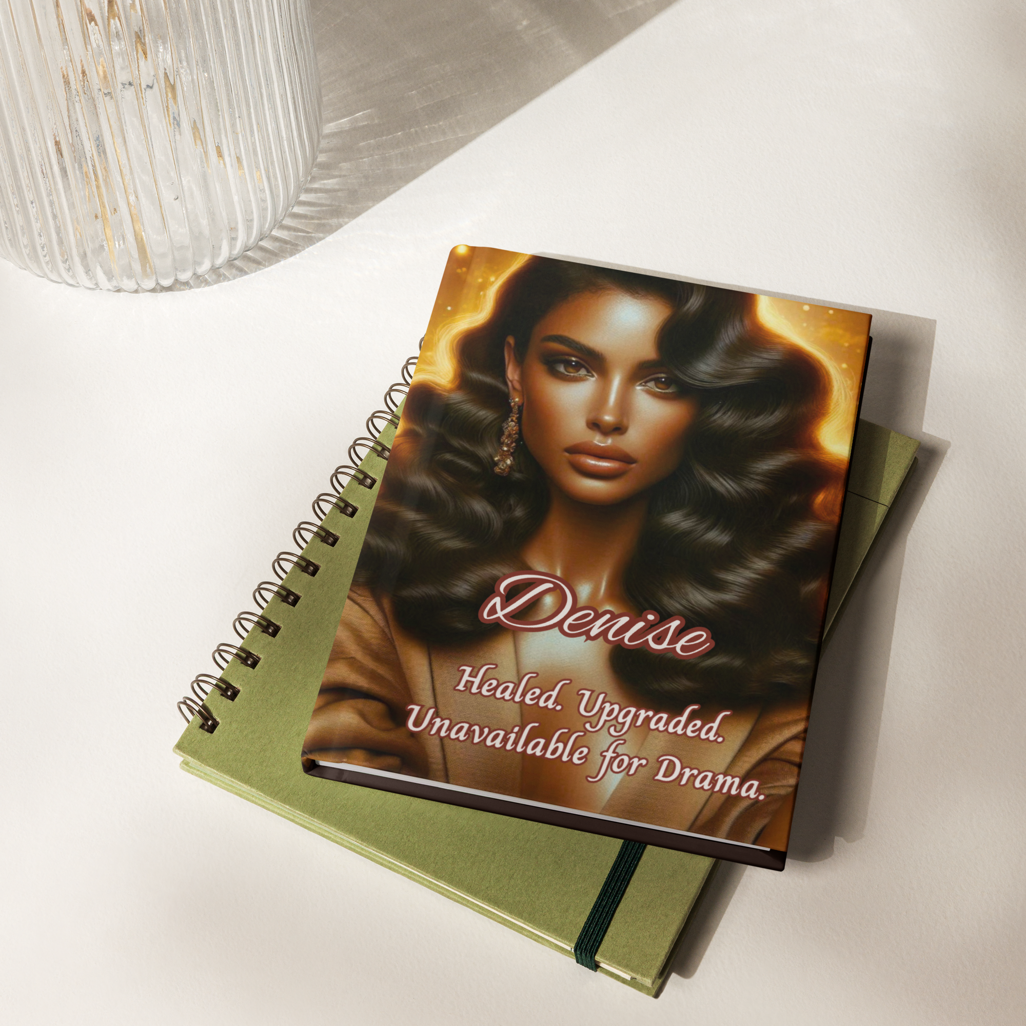 Healed. Upgraded. Unavailable for Drama. Hardcover Journal 