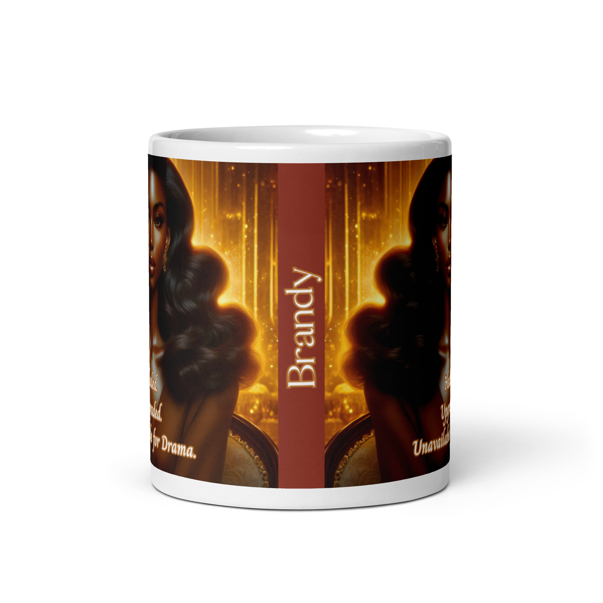 Healed. Upgraded. Unavailable for Drama. Mug