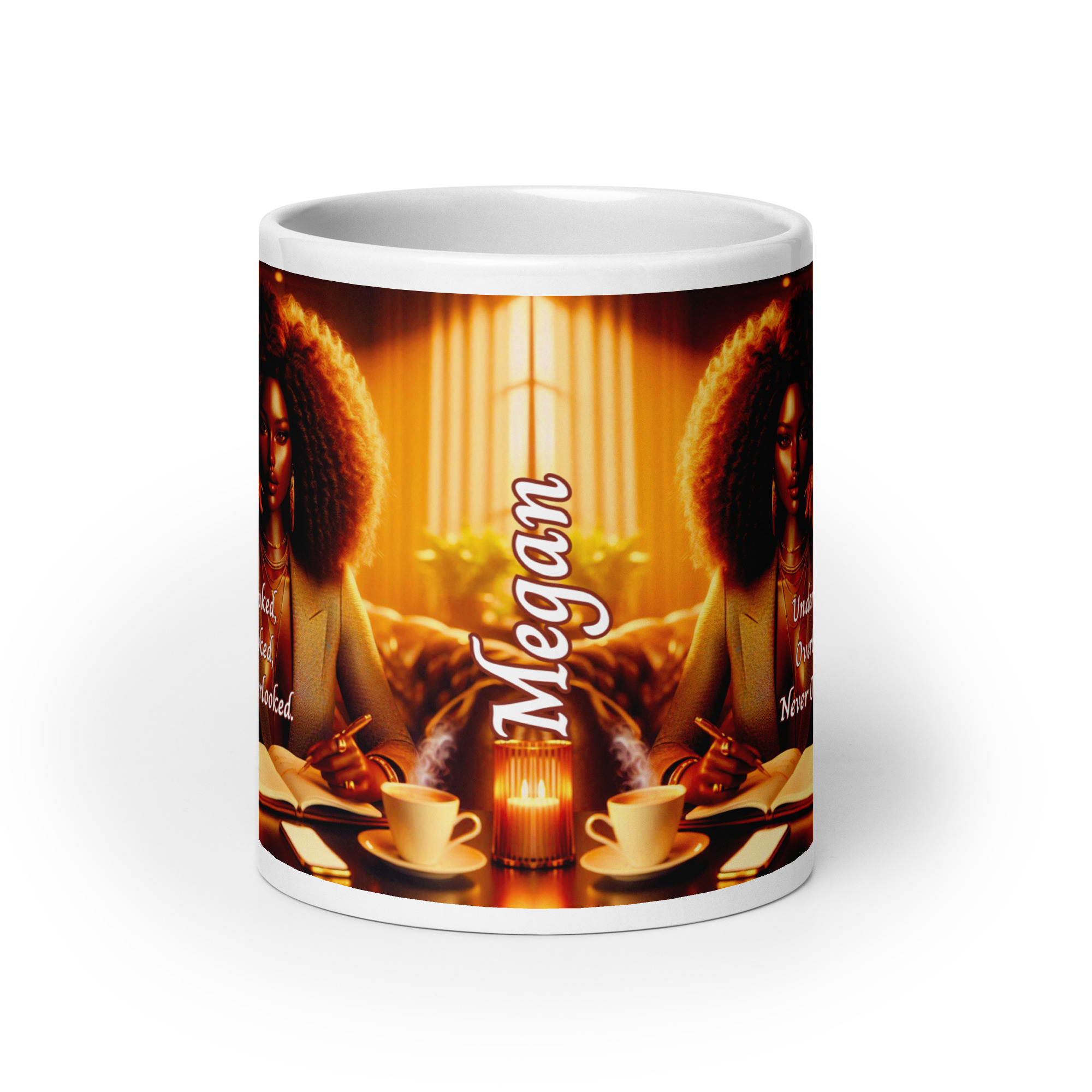 Underbooked, Overbooked, Never Overlooked. Mug