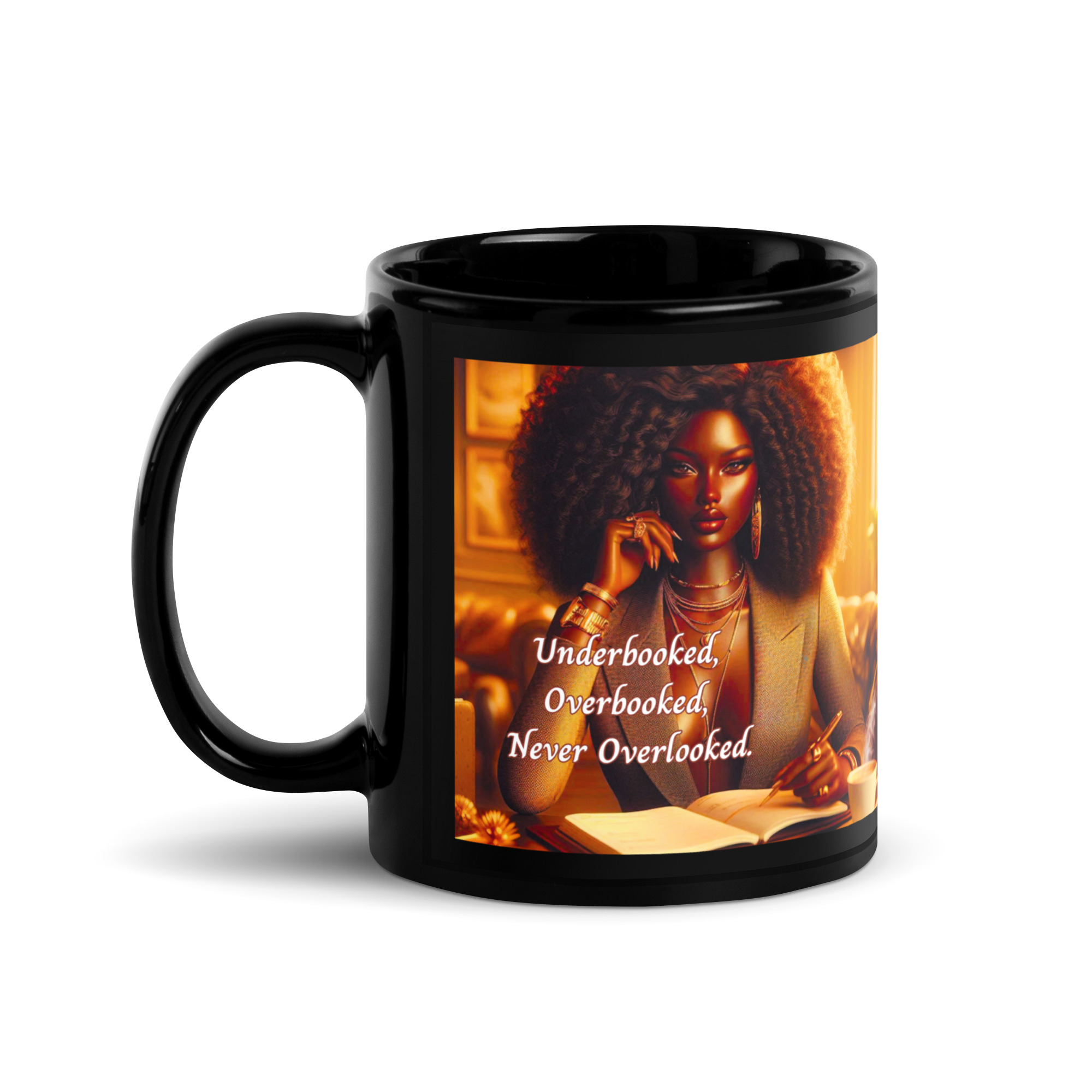 Underbooked, Overbooked, Never Overlooked. Mug