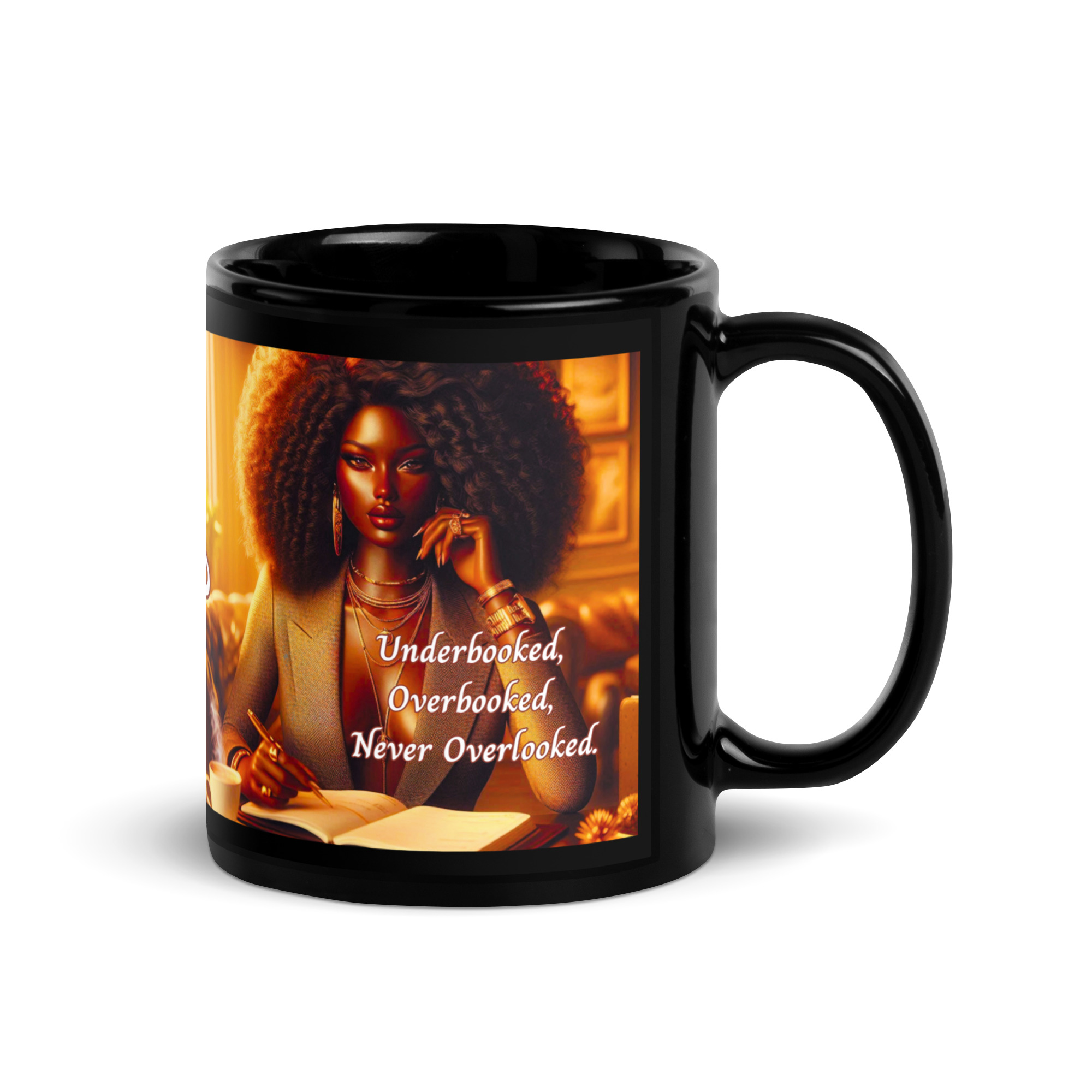 Underbooked, Overbooked, Never Overlooked. Mug