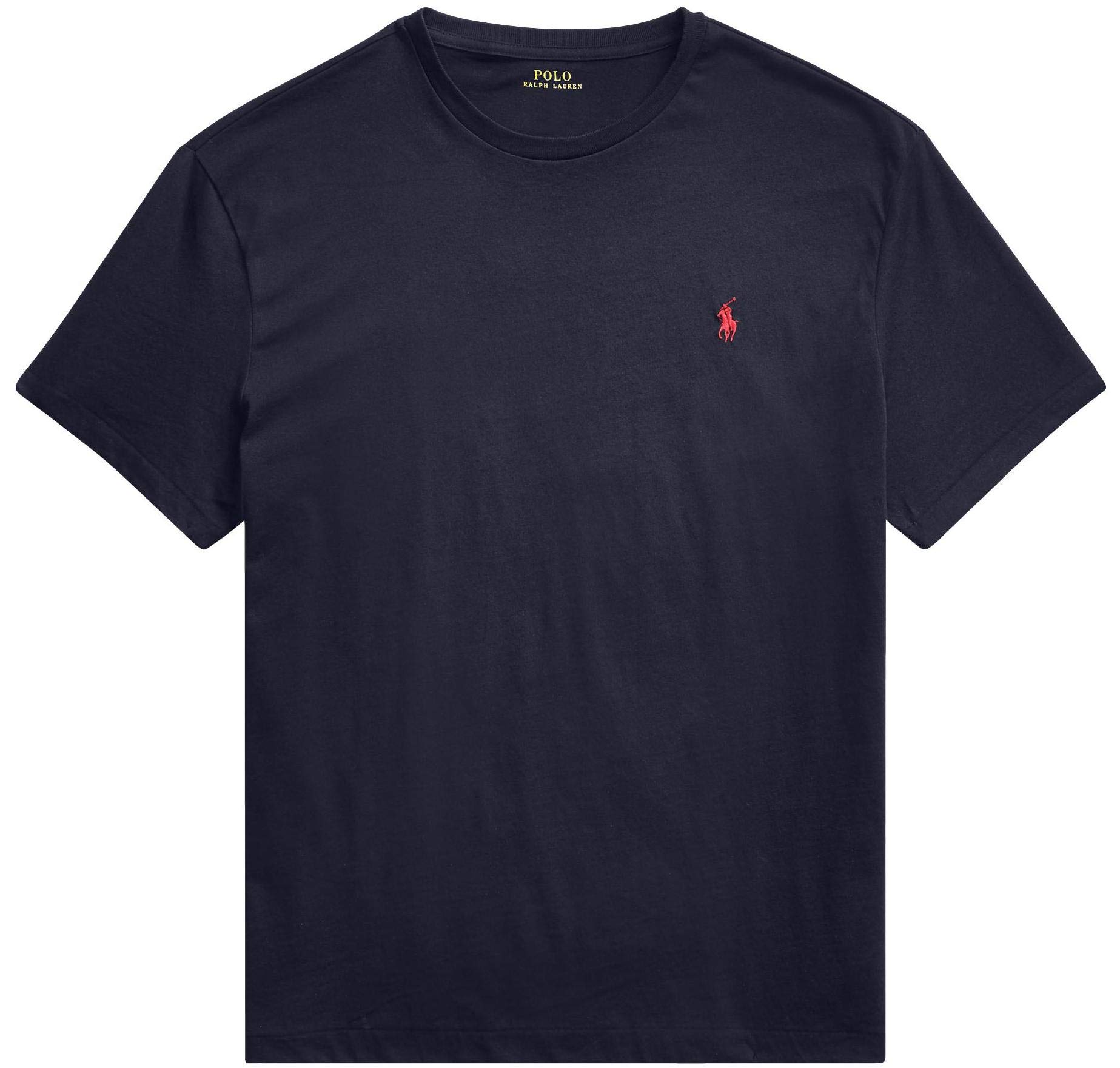 Polo Ralph Lauren Mens Crew Neck T-Shirt (M, Navy)