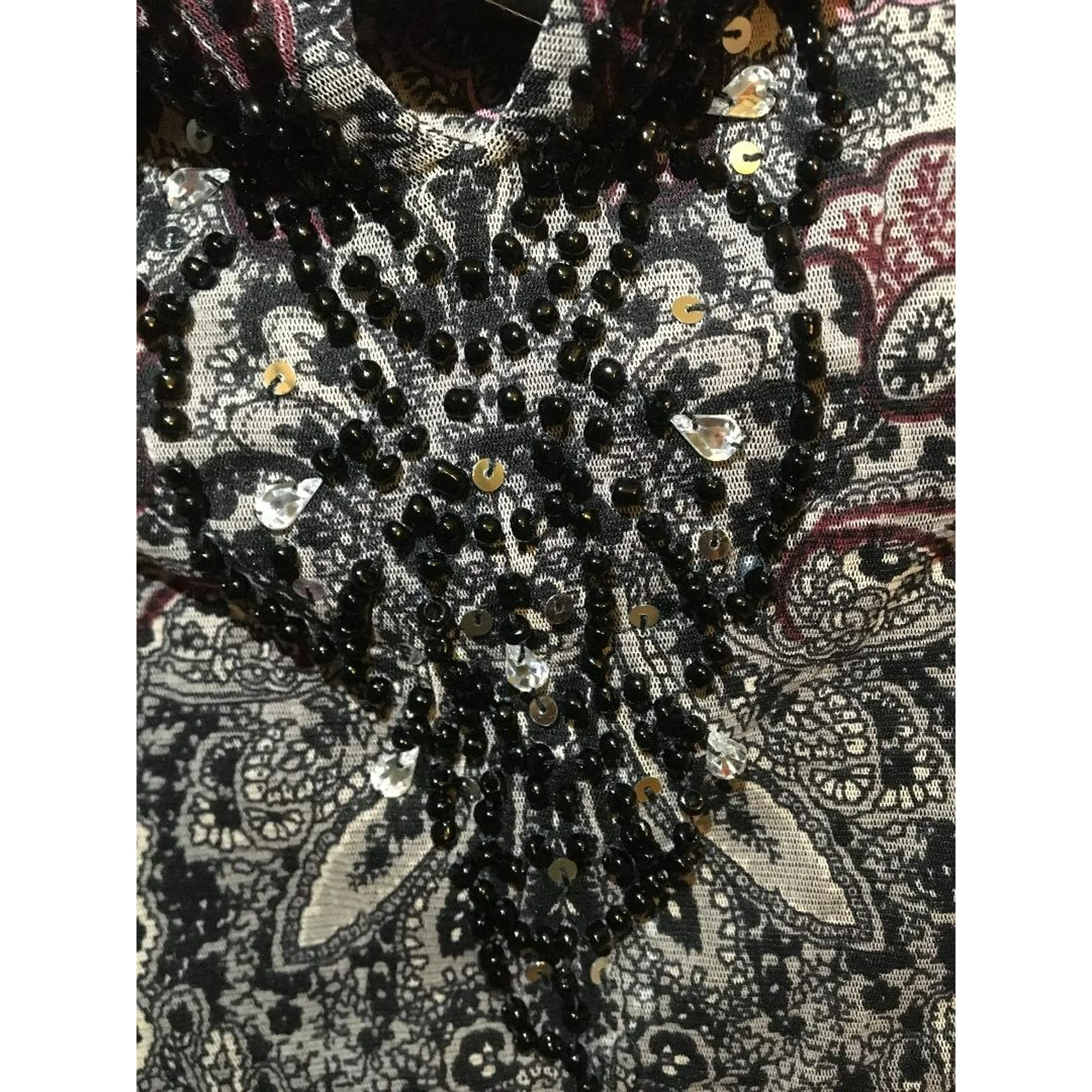 INC International Concepts Top Embellished Petite