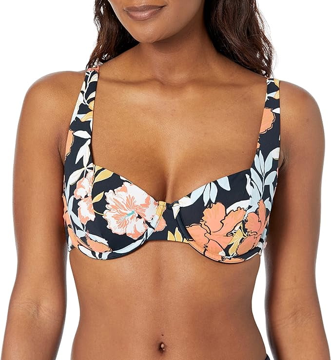 Roxy Women's Standard Print Beach Classics Underwire Top 