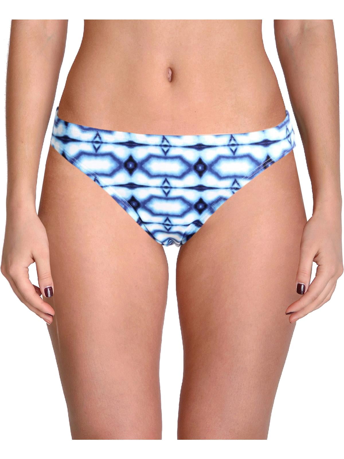 MICHAEL Michael Kors Womens Printed Hipster Swim Bottom Separates Blue